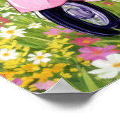 Frühlingsblumen Design Poster (Ecke)