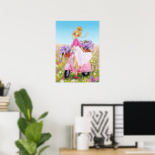 Frühlingsblumen Design Poster (Heimbüro)