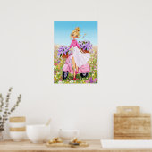 Frühlingsblumen Design Poster (Küche)