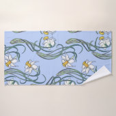 Frühlingsblumen. Die Blume sind in einen Badehandtuch (Badehandtuch)