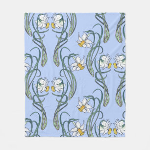 Frühlingsblumen. Die Blume sind in einen Fleecedecke
