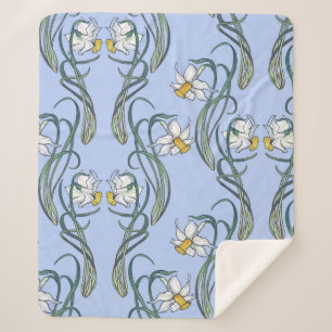 Frühlingsblumen. Die Blume sind in einen Sherpadecke