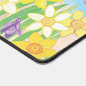 Frühlingsblumen, die Freude ausstrahlen Schreibtischunterlage (Ecke)