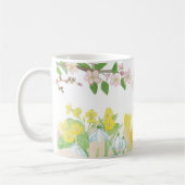 Frühlingsblumen, die Freude einladen Kaffeetasse (Links)