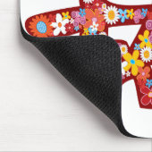 Frühlingsblumen Doppeltes Glück Chinesische Hochze Mousepad (Ecke)