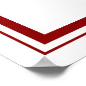 Frühlingsblumen Doppeltes Glück Chinesische Hochze Poster (Ecke)