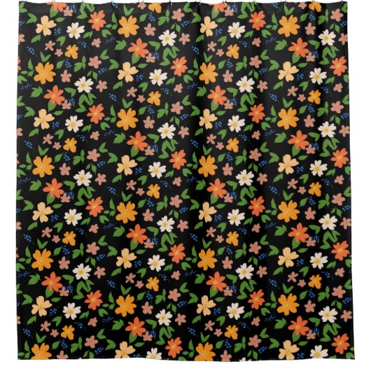 Frühlingsblumen Duschvorhang (Vorderseite)