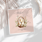 Frühlingsblumen Eier Pastel Happy Oaster Serviette