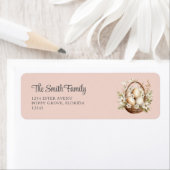 Frühlingsblumen Eier Pastellfarben Rosa Rücksendea (Insitu)