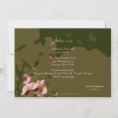 Frühlingsblumen Einladung (Rückseite)