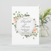 Frühlingsblumen Einladung (Stehend Vorderseite)