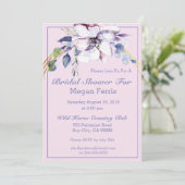 Frühlingsblumen Einladung (Stehend Vorderseite)