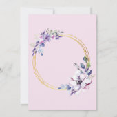 Frühlingsblumen Einladung (Rückseite)