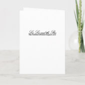 Frühlingsblumen, Einladung zur Hochzeit (Rückseite)