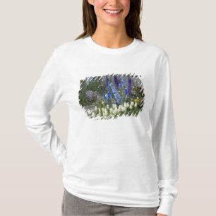 Frühlingsblumen entlang eines Gartenwegs, Georgia T-Shirt