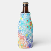 Frühlingsblumen Flaschenkühler (Flaschenvorderseite)
