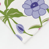 Frühlingsblumen Fleecedecke (Ecke)