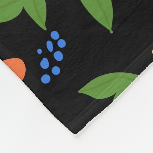 Frühlingsblumen Fleecedecke (Ecke)