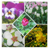 Frühlingsblumen Fliese (Vorderseite)