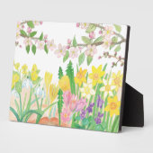 Frühlingsblumen Fotoplatte (Seite)