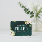 Frühlingsblumen Füller Aftercare Card Visitenkarte (Stehend Vorderseite)