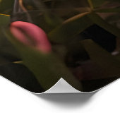Frühlingsblumen für den Valentinstag Poster (Ecke)