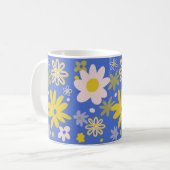 Frühlingsblumen für Kaffee und Tee Liebhaber Kaffeetasse (Vorderseite Links)