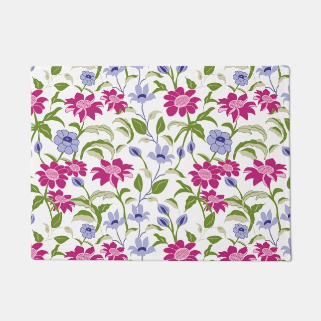 Frühlingsblumen Fußmatte (Vorderseite)