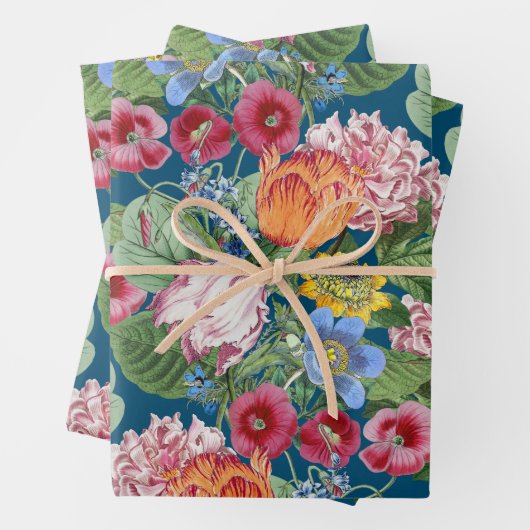 Frühlingsblumen Garten Geschenkpapier Set (Beispiel)