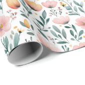 Frühlingsblumen-Garten-Geschenkverpackungspapier Geschenkpapier (Rolleneckpunkt)