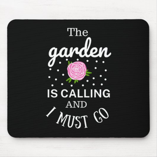 Frühlingsblumen Garten Mousepad (Vorne)