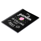 Frühlingsblumen Garten Notizblock (Linke Seite)