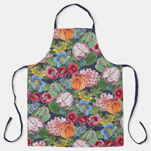 Frühlingsblumen Garten Schürze (Vorderseite)