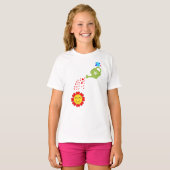 Frühlingsblumen Garten T-Shirt (Vorne ganz)