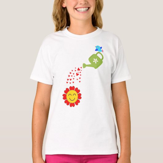 Frühlingsblumen Garten T-Shirt (Vorderseite)