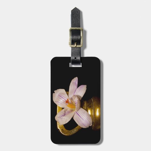 Frühlingsblumen Gepäckanhänger (Vorderseite vertikal)