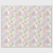 Frühlingsblumen Geschenkpapier (Flach)