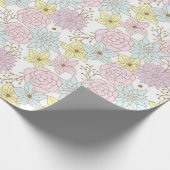 Frühlingsblumen Geschenkpapier (Ecke)