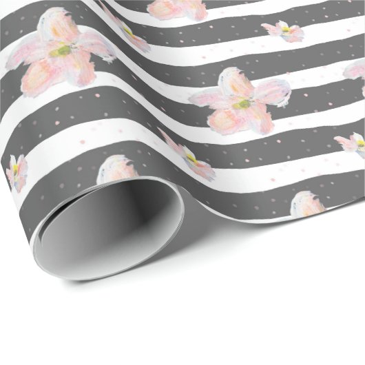 Frühlingsblumen Geschenkpapier (Rolleneckpunkt)