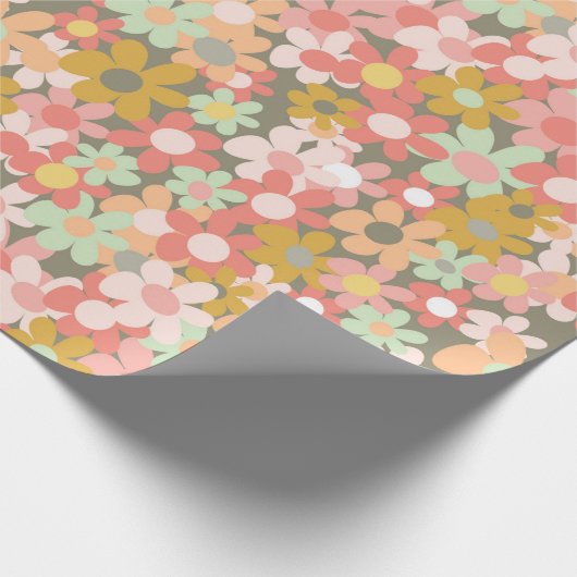 Frühlingsblumen Geschenkpapier (Ecke)