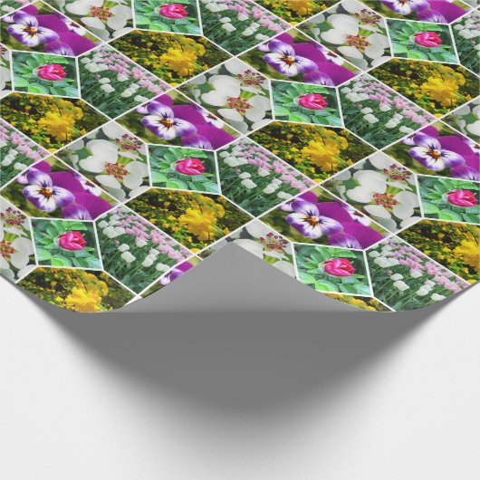 Frühlingsblumen Geschenkpapier (Ecke)
