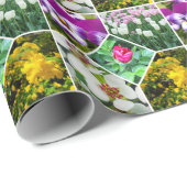 Frühlingsblumen Geschenkpapier (Rolleneckpunkt)