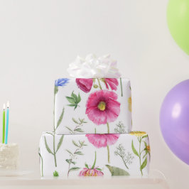 Frühlingsblumen Geschenkpapier