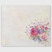 Frühlingsblumen geschenkpapier (Flach)