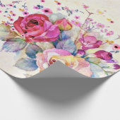Frühlingsblumen geschenkpapier (Ecke)