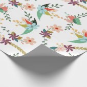 Frühlingsblumen Geschenkpapier (Ecke)