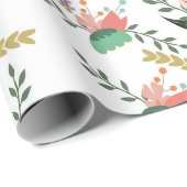 Frühlingsblumen Geschenkpapier (Rolleneckpunkt)