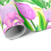 Frühlingsblumen Geschenkpapier (Rolleneckpunkt)