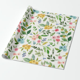 Frühlingsblumen-Geschenkpapier Geschenkpapier