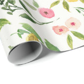 Frühlingsblumen-Geschenkpapier Geschenkpapier (Rolleneckpunkt)